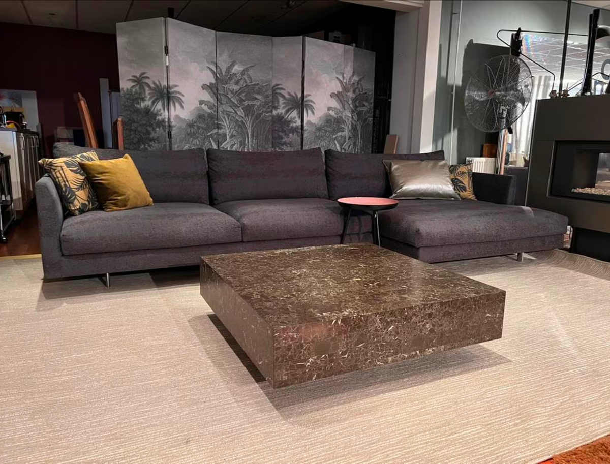Montis Axel XL Ecksofa 347 cm Stoff Memory 196 Showmodell