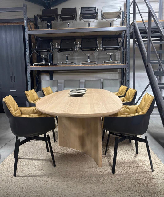 B&B Italia Husk draaibare eetkamerstoel – leer – foto 2