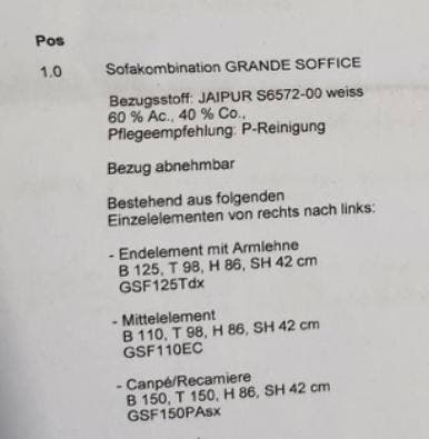 Edra Grand Soffice modulaire hoekbank – Jaipur stof, 150 × 385 cm – foto 7
