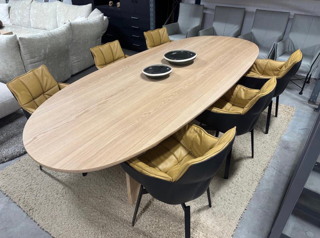 B&B Italia Husk draaibare eetkamerstoel – leer – foto 4