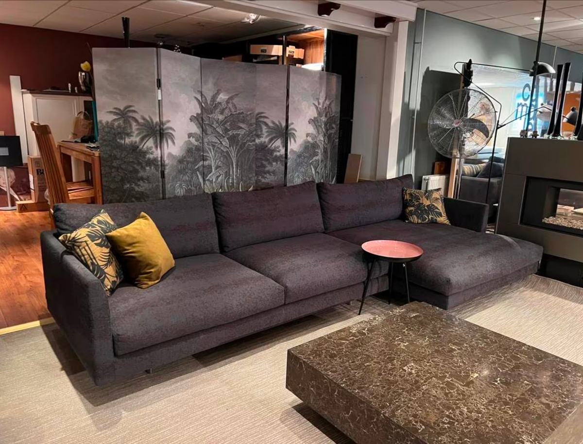 Montis Axel XL Ecksofa 347 cm Stoff Memory 196 Showmodell
