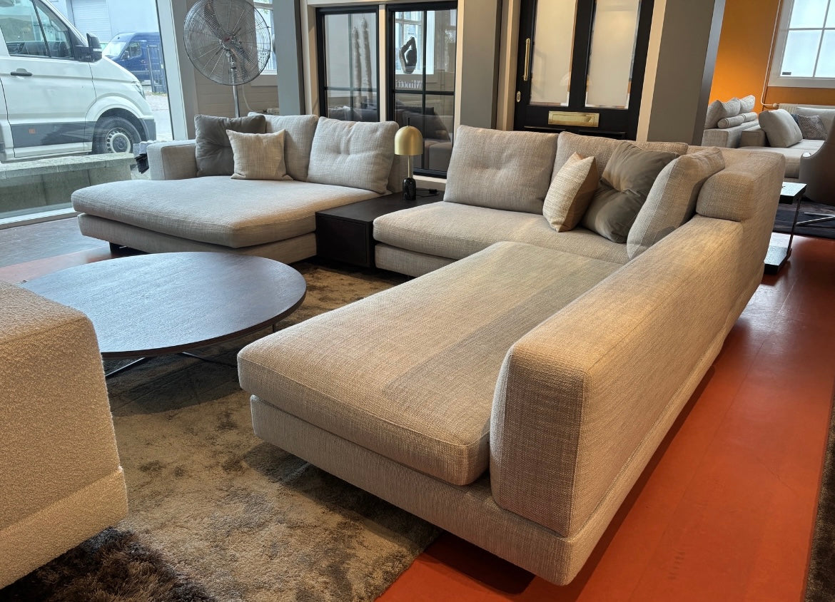 Minotti Alexander modulaire hoekbank stof cat G