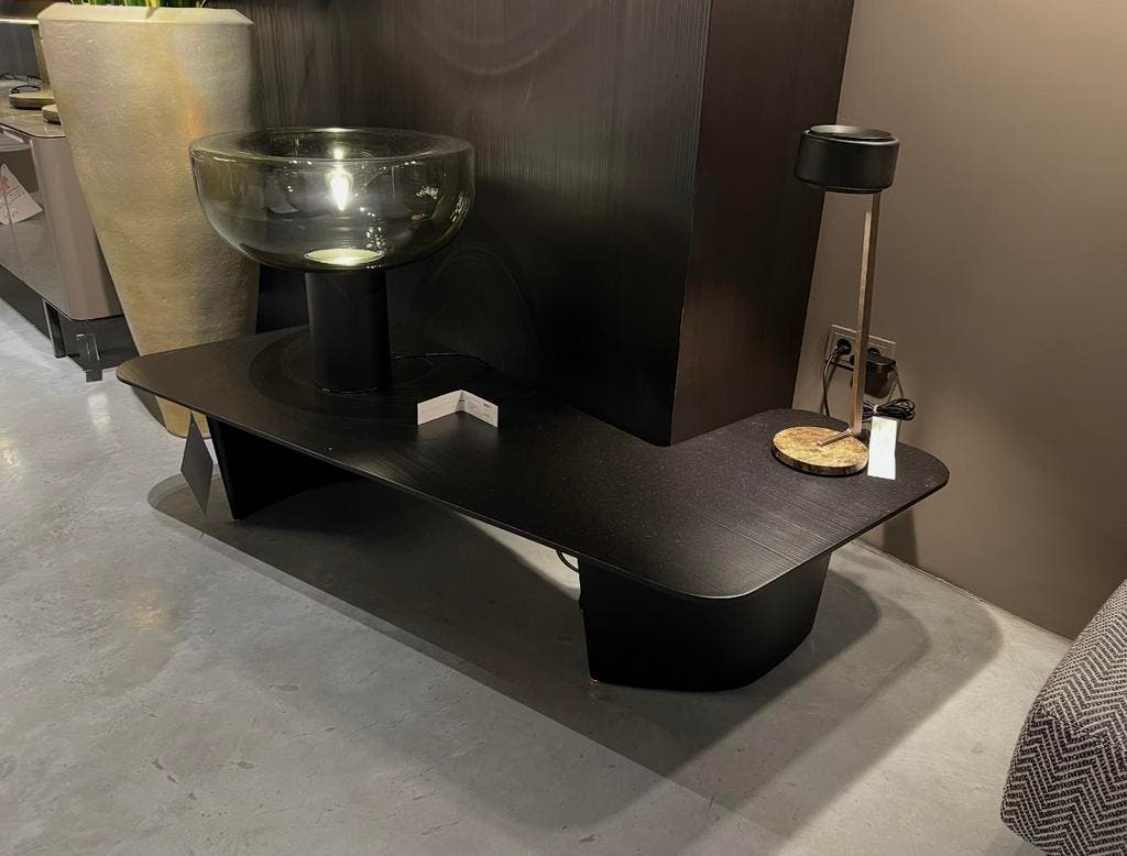 Minotti Song Corner console – geborsteld iepenhout – foto 1