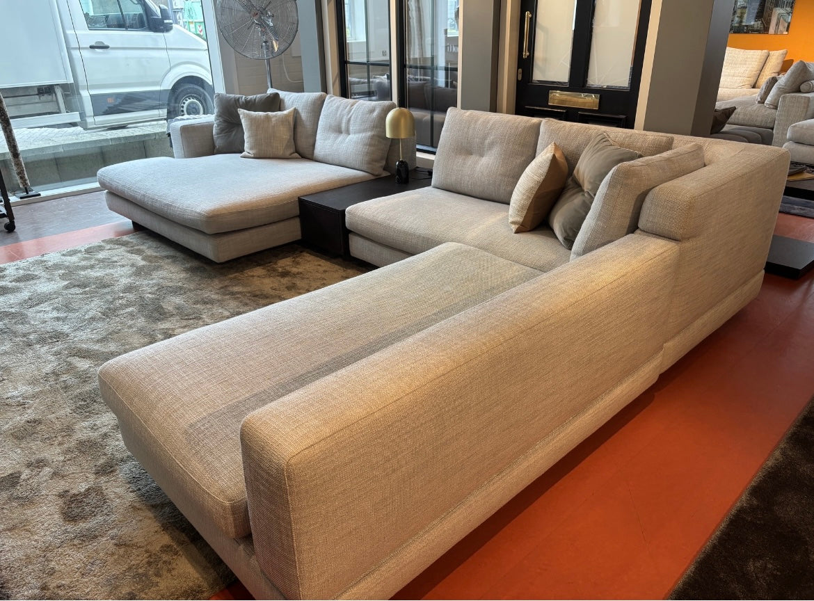 Minotti Alexander modulaire hoekbank stof cat G