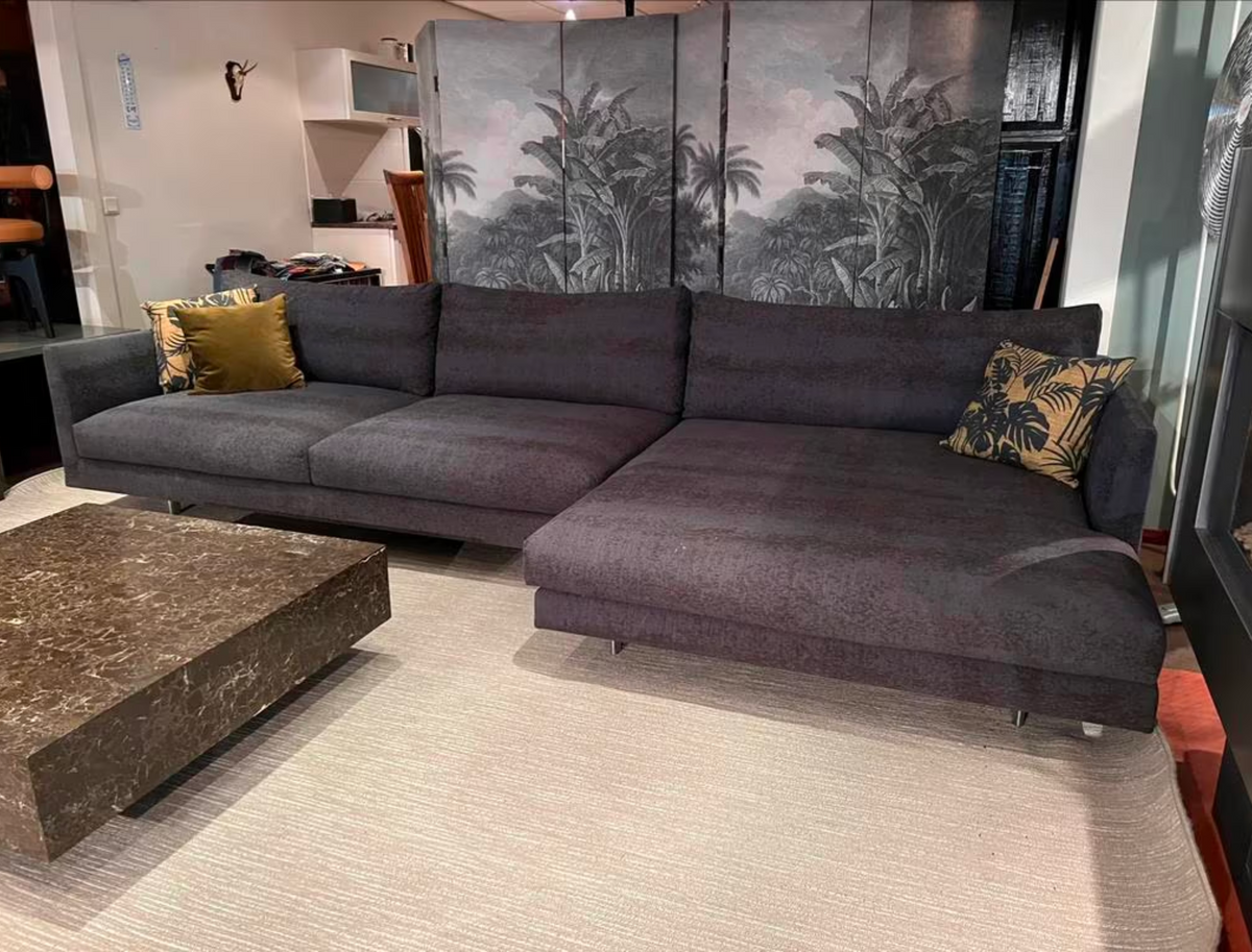 Montis Axel XL Ecksofa 347 cm Stoff Memory 196 Showmodell