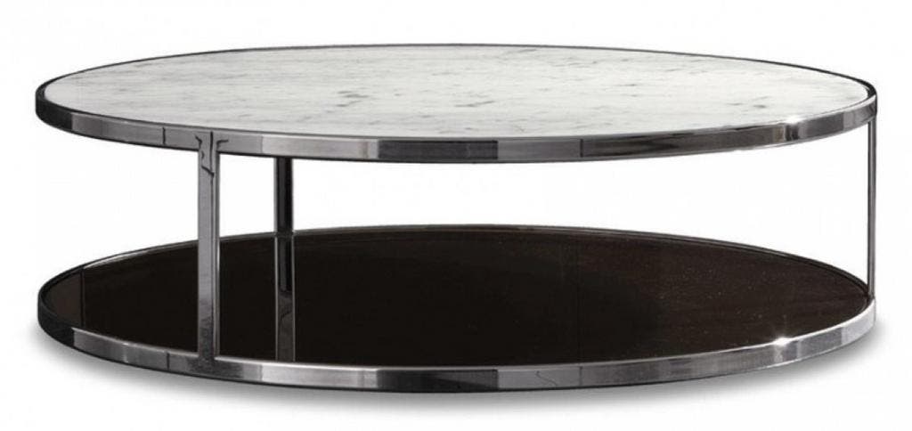 Minotti Hubert salontafel – Calacatta Oro marmer, 120 cm – foto 4