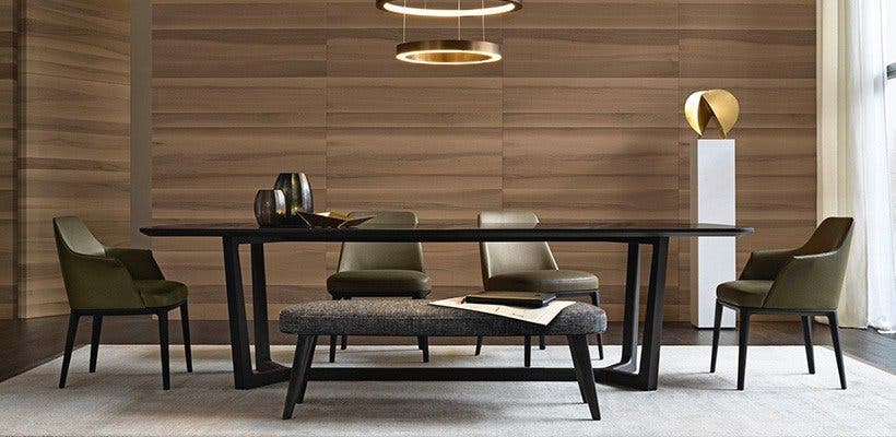 Poliform Concorde eettafel – 100 × 220 cm – foto 1