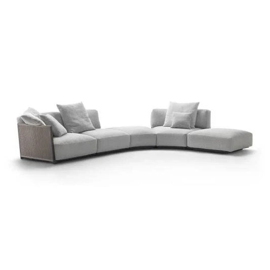 Flexform Vulcano modulaire Outdoor sofa 5 delig incl hoezenset