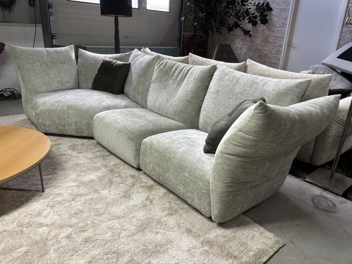 Edra Standard modulaire sofa 315-375cm 3 elementen showmodel