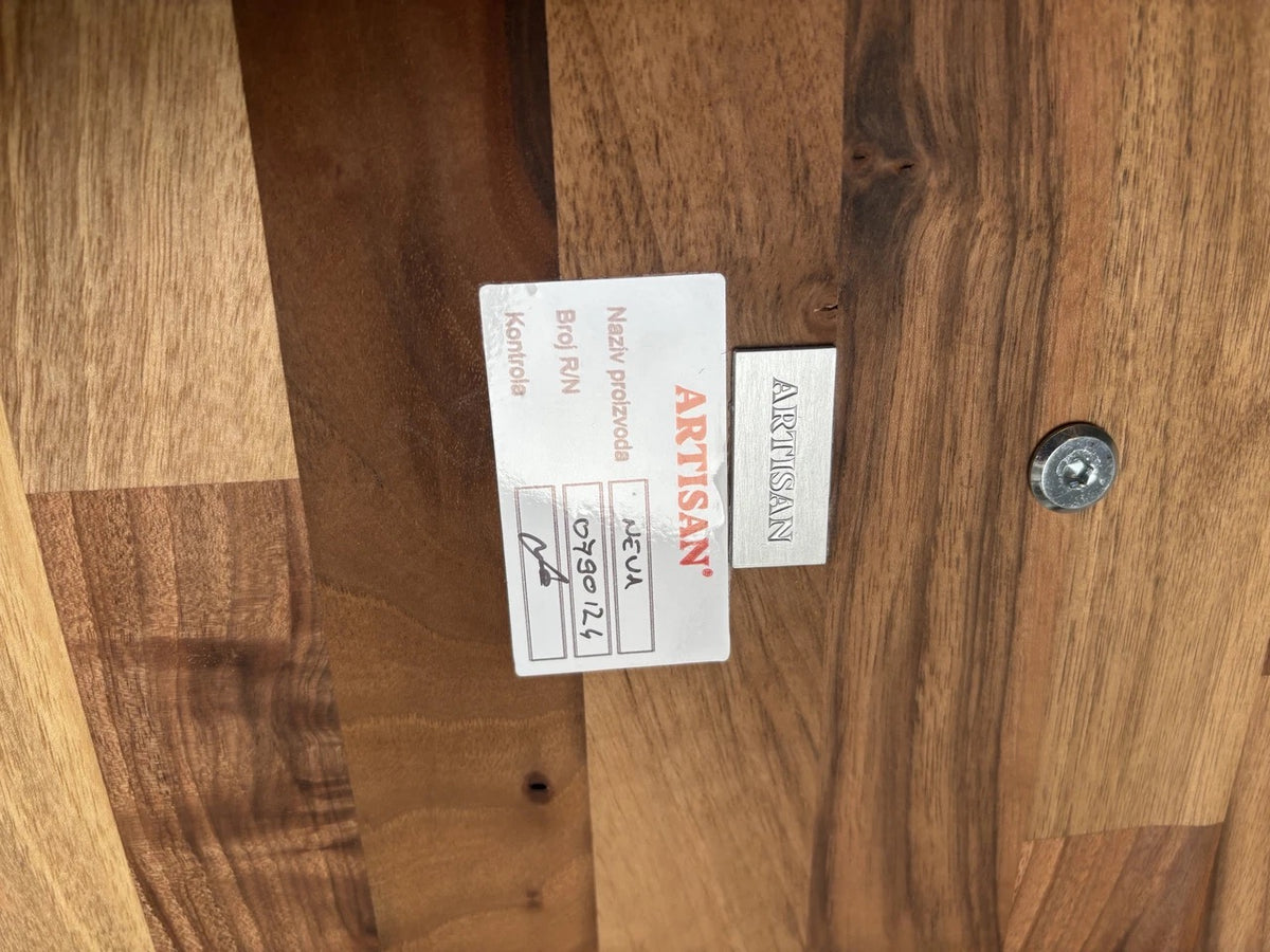 Artisan Neva Stoelen Walnoot Matte Lak ICM Zenith Leder