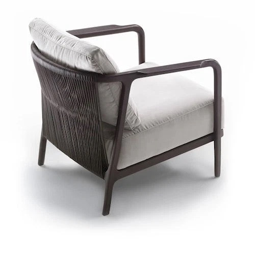 Flexform Crono Armchair Fabric - Extra Elodie 1221 Ashwood