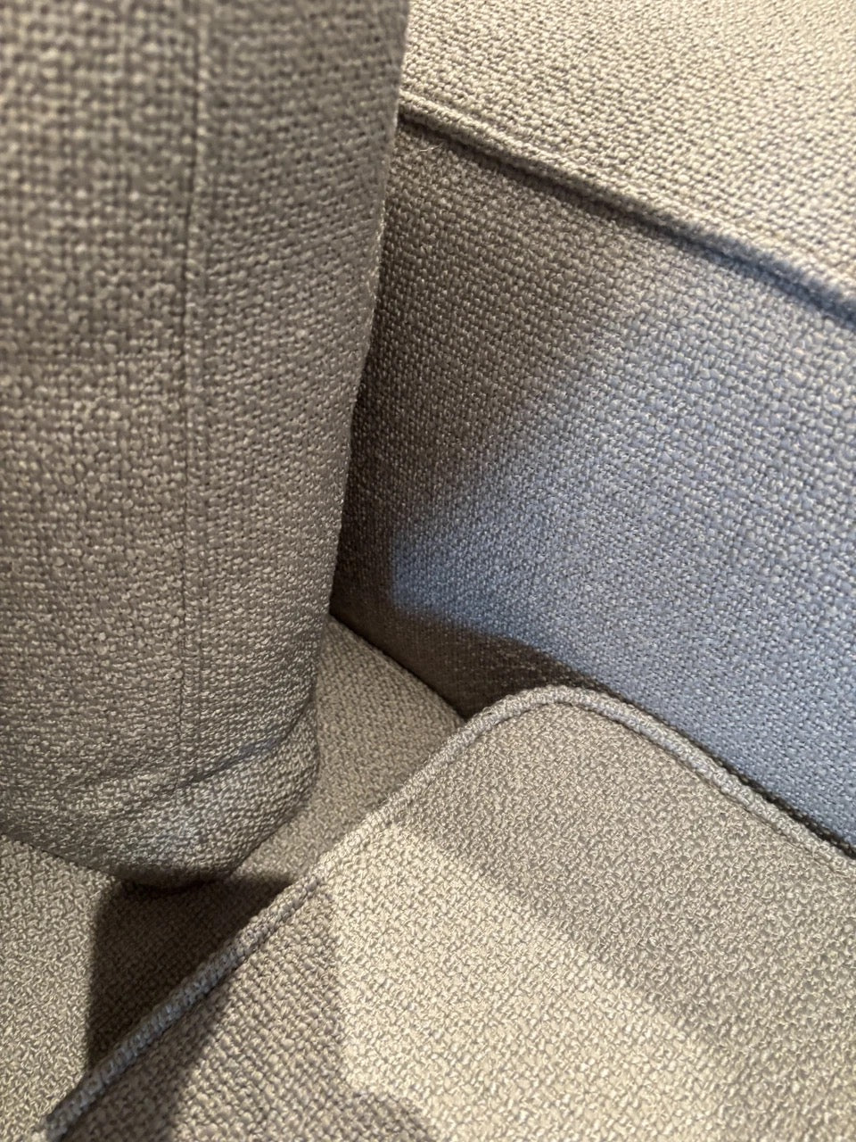 Minotti Sherman hoekbank 106x350x142cm in stof Norton