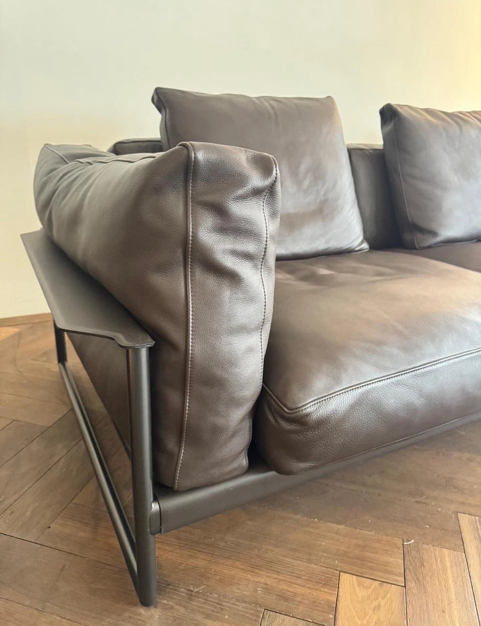 Flexform Flexform Zeno 5 zits Premium Leder Testa di Moro