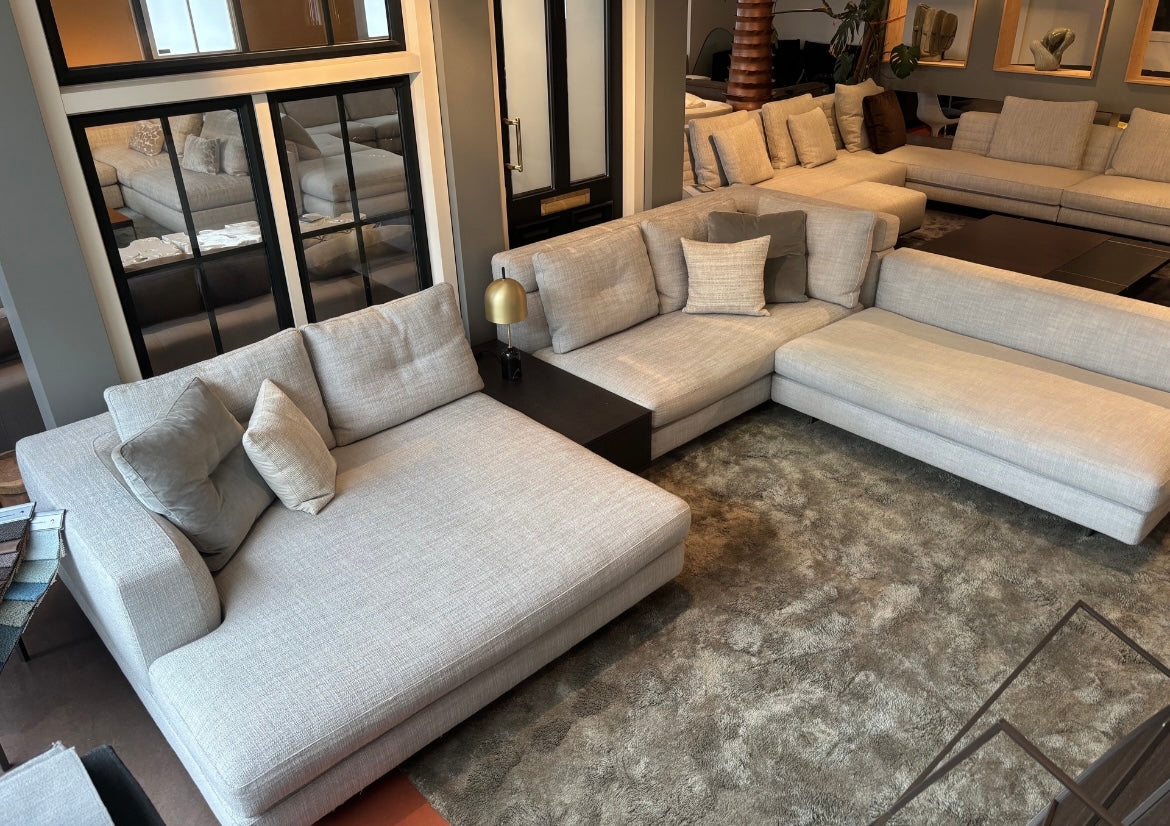 Minotti Alexander modulaire hoekbank stof cat G