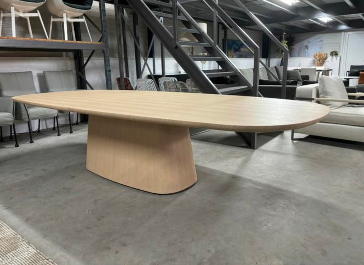 B&B italia Allure'O Esstisch 130x320cm gebürstete helle Eiche