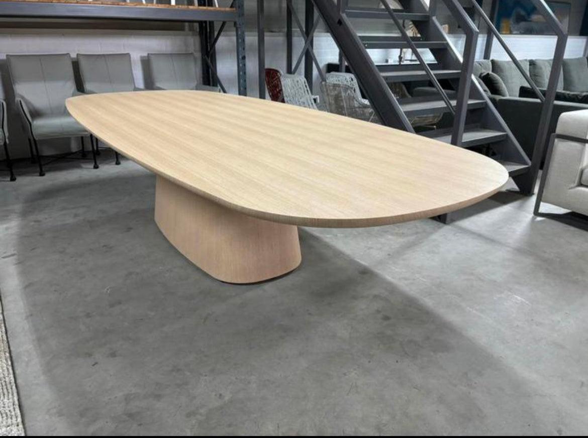 B&B italia Allure'O Esstisch 130x320cm gebürstete helle Eiche