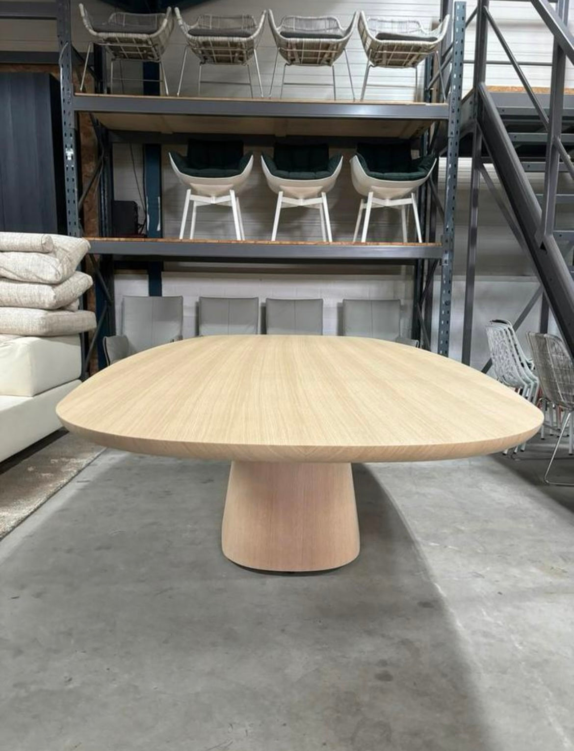 B&B italia Allure'O Esstisch 130x320cm gebürstete helle Eiche