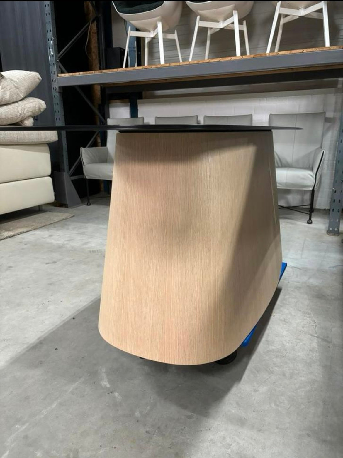 B&B italia Allure'O Esstisch 130x320cm gebürstete helle Eiche