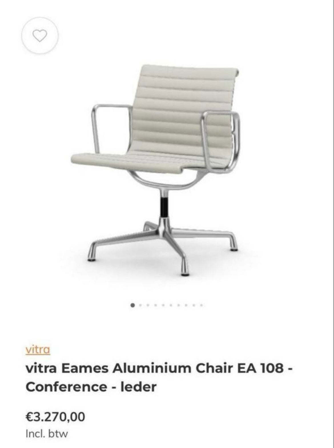 Vitra Eames E 108 draaibare stoelen in meerdere varianten