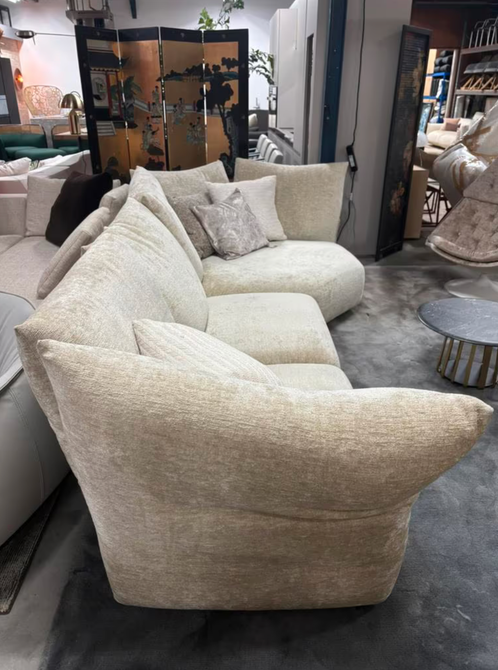 Edra “Standard” modulaire hoekbank stof T Chenille