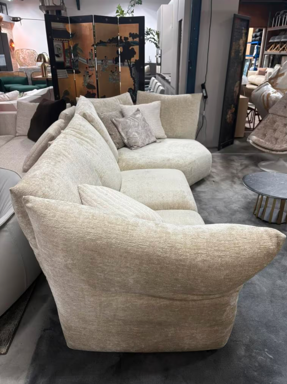 Edra “Standard” modulaire hoekbank stof T Chenille