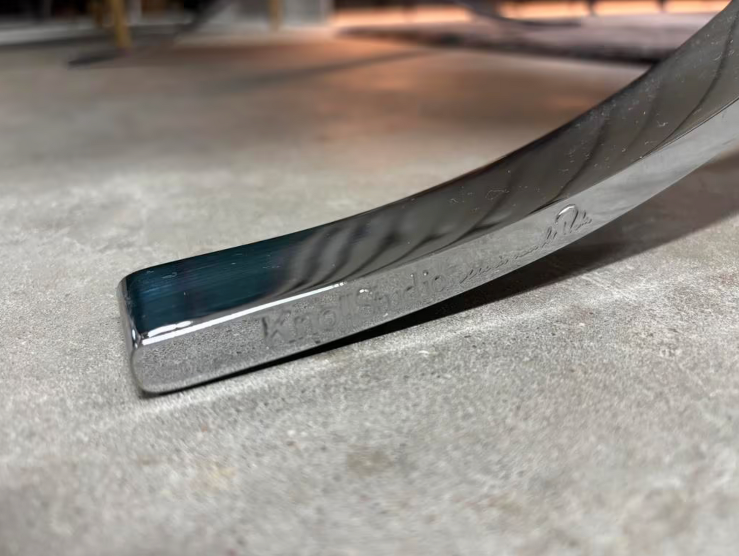 Knoll Barcelona lounge Chair Black & White version + stool