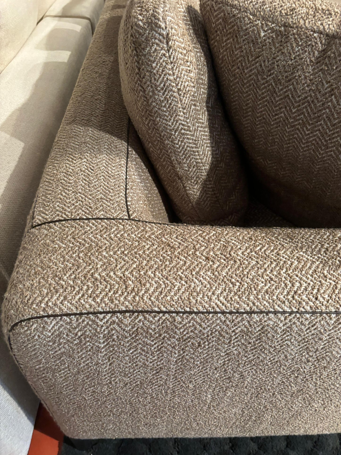 Maxalto Lucrezia Corner Sofa 349x249cm Losanna 207 Bouclé