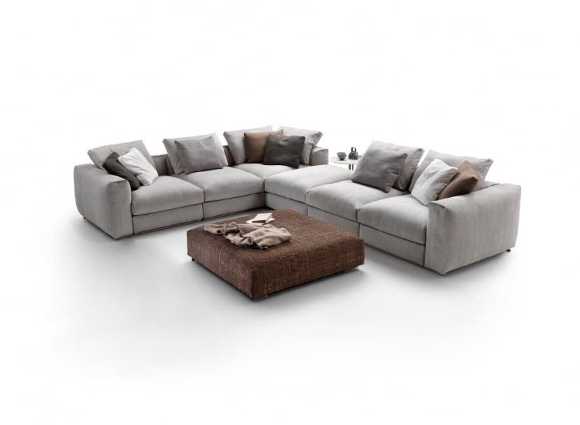 Flexform Asolo modulaire hoekbank – diverse opstellingen – foto 2