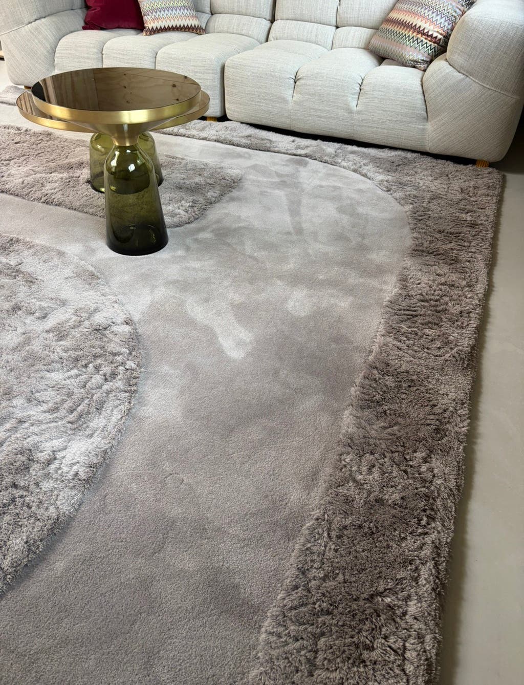 Minotti Wisp Relief vloerkleed – Smoke, 300 × 400 cm – foto 5