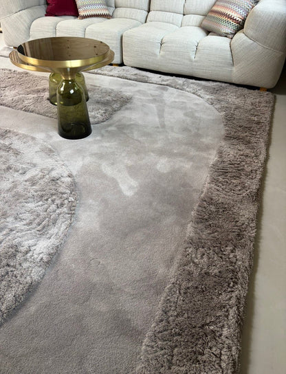 Minotti Wisp Relief vloerkleed – Smoke, 300 × 400 cm – foto 5