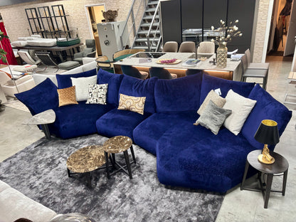 Edra Standard Modular deep blue / Purple sofa 3 modules LP 30,180.00