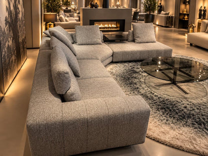 Minotti Freeman hoekbank 350x300cm 3 elementen LP € 20.000,-