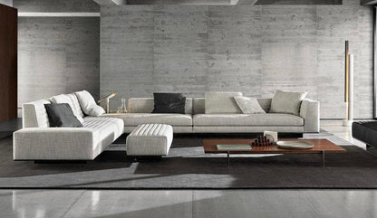 Minotti Superquadra salontafel – Sahara Noir en palissander – foto 4