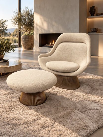 Knoll Warren Platner fauteuil – 18-karaats goudafwerking – foto 2