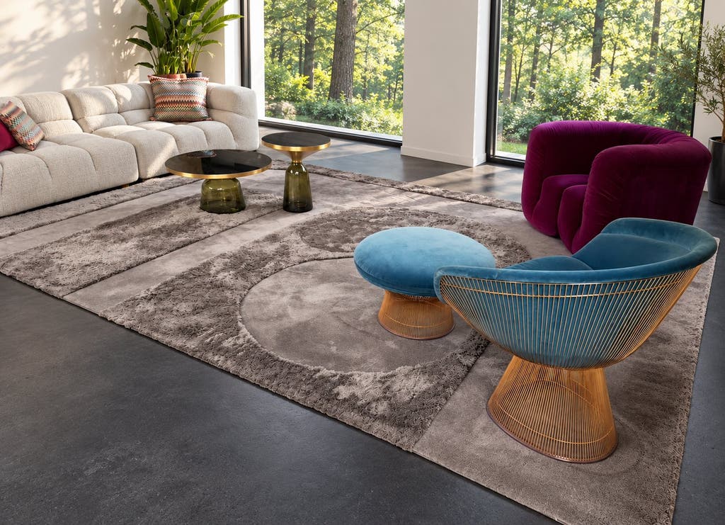 Minotti Wisp Relief vloerkleed – Smoke, 300 × 400 cm – foto 3