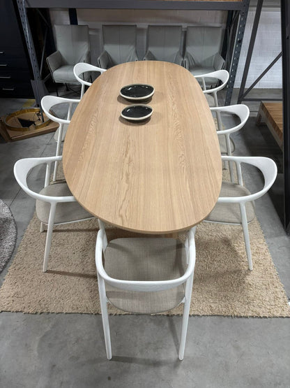 Artisan Neva eetkamerstoel – eiken en Astro Rope stof – foto 4