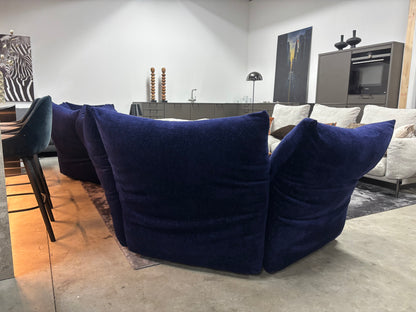 Edra Standard Modular deep blue / Purple sofa 3 modules LP 30,180.00