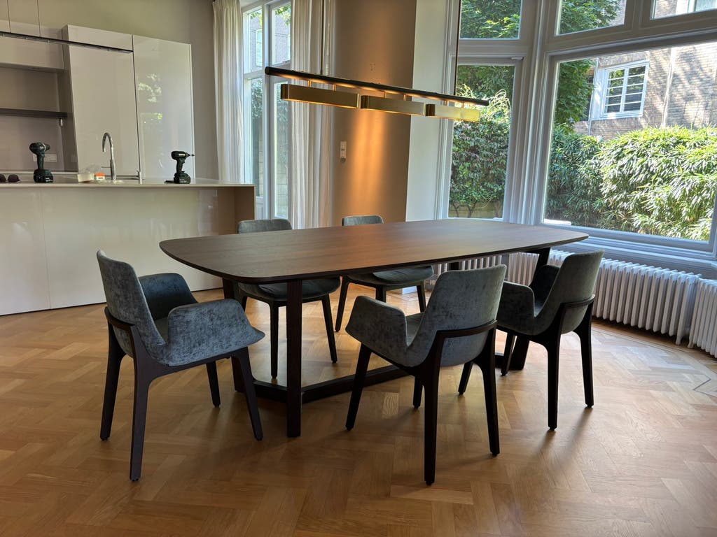 Poliform Concorde eettafel – 100 × 220 cm – foto 6