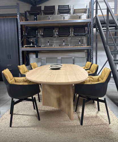 B&B Italia Husk draaibare eetkamerstoel – leer – foto 2