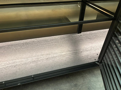 Rimadesio Alambra low sideboard 260cm vv led / lederen inleg