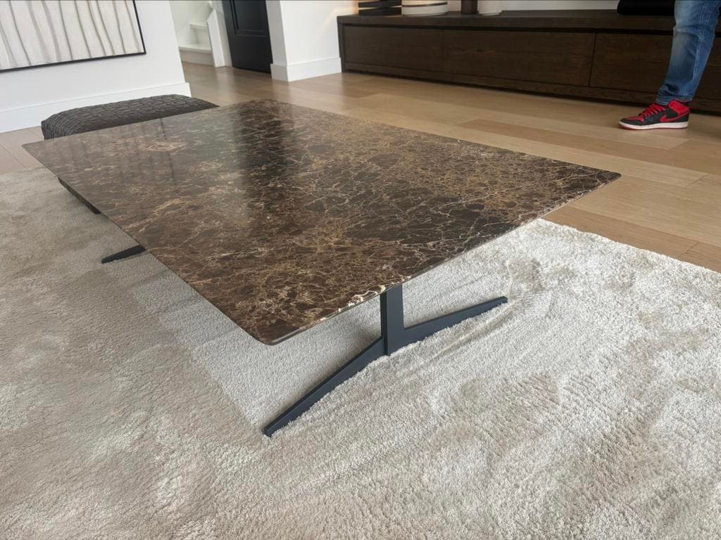 Flexform Fly salontafel – Emperador marmer, 80 × 130 cm – foto 4