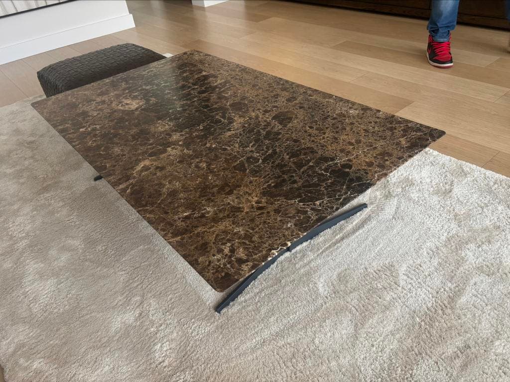 Flexform Fly salontafel – Emperador marmer, 80 × 130 cm – foto 5
