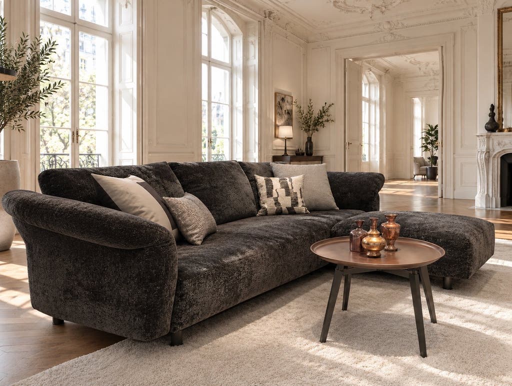Edra Essential bank met hocker – stof categorie T – foto 3