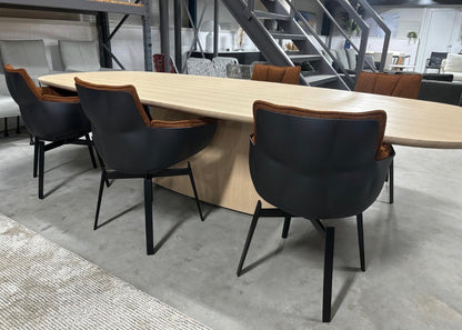 B&B Italia Husk Dining Chairs draaibaar nieuw 2026 6st voorraad