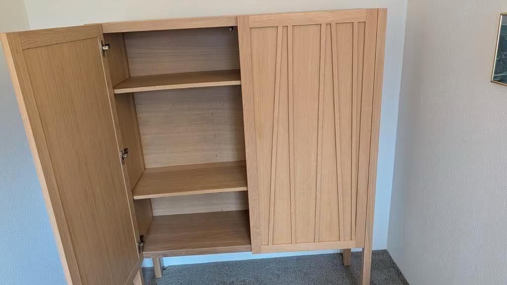Enzo Luca designkast – massief eiken – foto 4