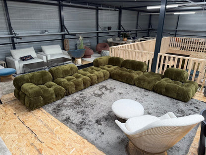 B&B italia Camaleonda stof Enia kleur Mosgroen 14 elementen