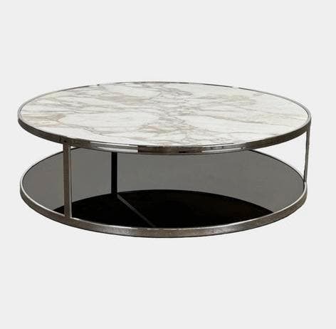Minotti Hubert salontafel – Calacatta Oro marmer, 120 cm – foto 5
