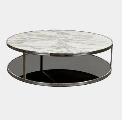 Minotti Hubert salontafel – Calacatta Oro marmer, 120 cm – foto 5