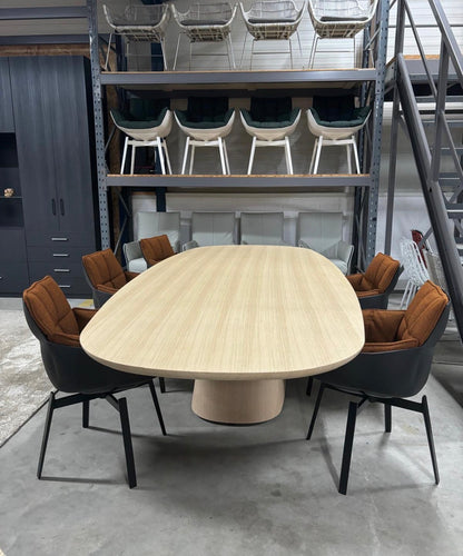 B&B Italia Husk Dining Chairs draaibaar nieuw 2026 6st voorraad