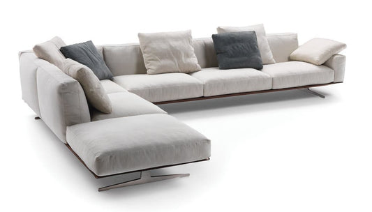 Flexform Softdream hoekbank – Ermo Olive, stof categorie Extra – foto 2
